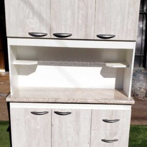 Mueble de cocina compacto liso madera
